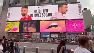 Messi en Times Square