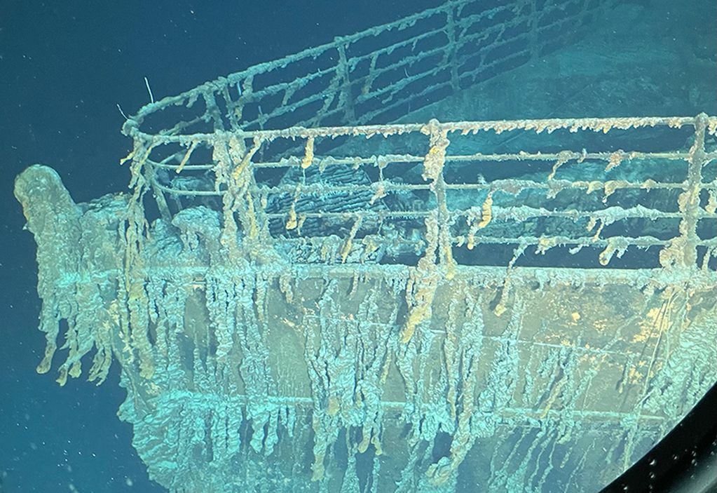Los restos del RMS Titanic, barco hundido en 1912