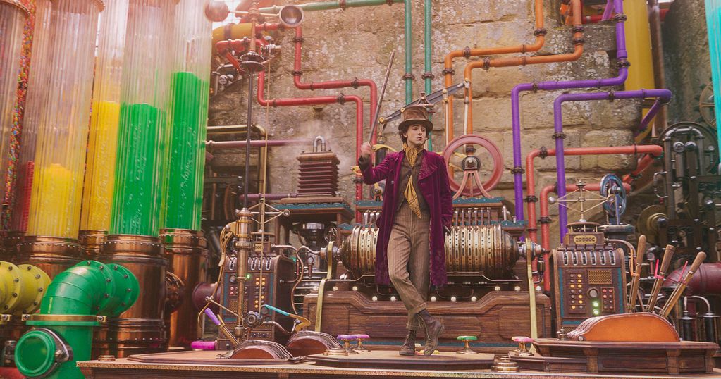 Una escena de la película "Wonka". Foto cortesía de Warner Bros. (Warner Bros. Pictures vía AP)