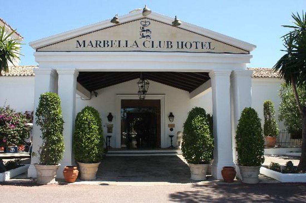 El resort donde se alojaron Insaurralde y Clerici durante una semana. Foto: Marbella Club.