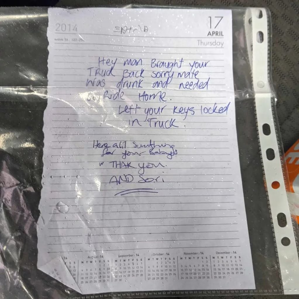 Un hombre robó un auto y a los cuatro días lo devolvió: dejó un inesperado regalo para el dueño