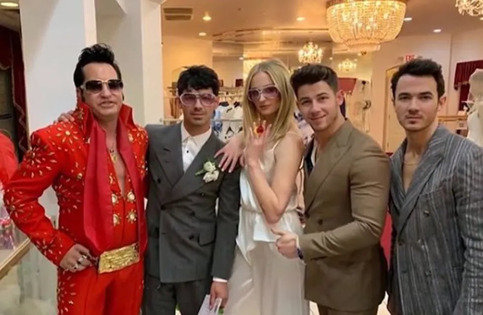 Joe Jonas y Sophie Turner se casaron en una boda sorpresa en Las Vegas
