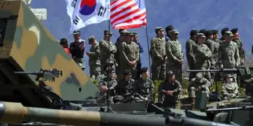 Tropas estadounidenses y surcoreanas