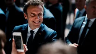 Macron habría ganado las elecciones en Francia. (AP)