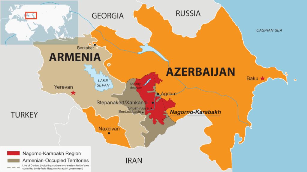 Mapa Turquía, Armenia