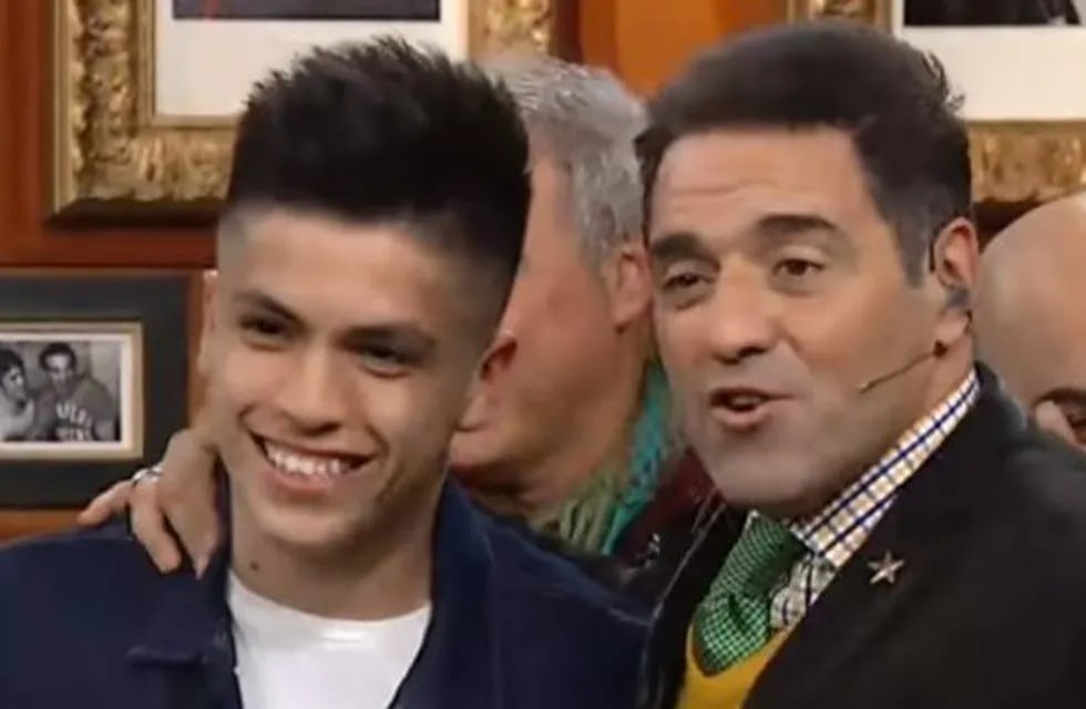 Mariano Iudica junto a su hijo Osvaldo