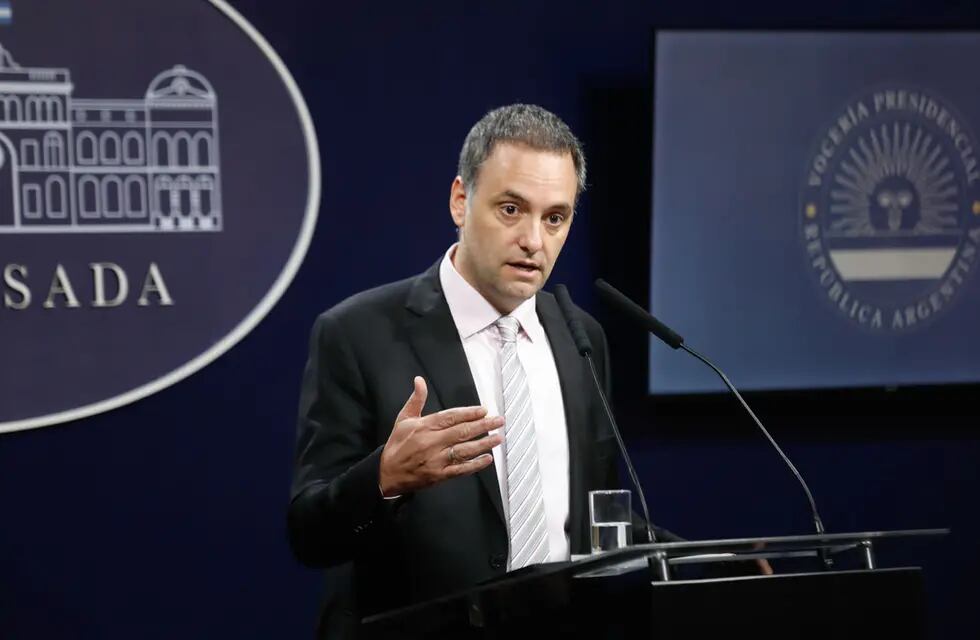 Gobierno de Javier Milei: el vocero presidencial, Manuel Adorni. (Presidencia)