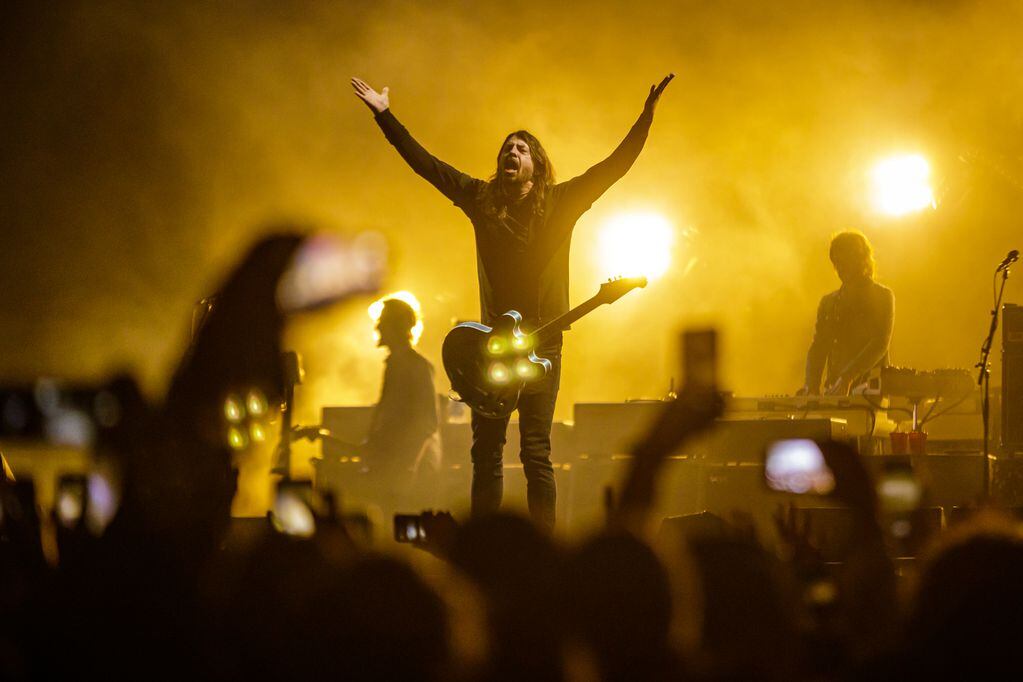 Foo Fighters en el Lollapalooza Argentina, último show de Taylor Hawkins. (Gentileza Lollapalooza)