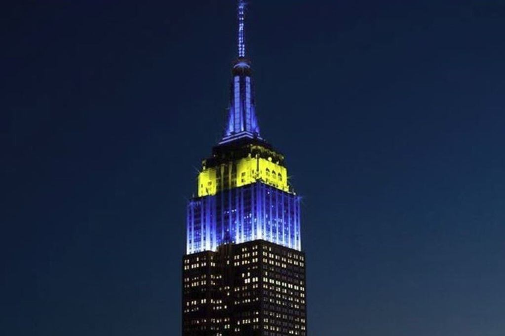 ¿Por qué el Empire State se iluminó con los colores de Boca?
