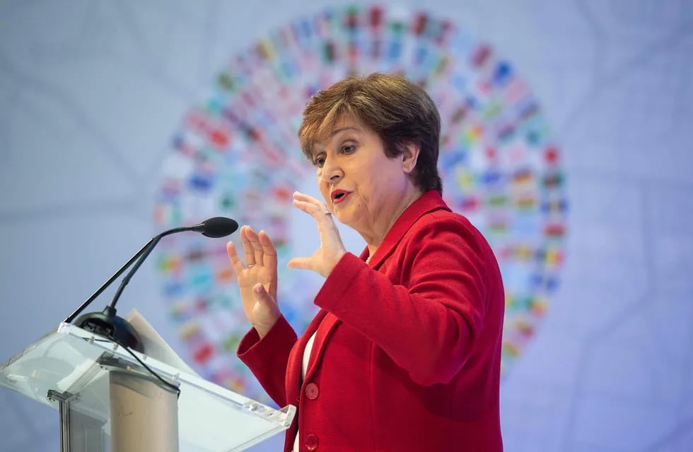 Kristalina Georgieva, directora gerente del FMI. / AFP