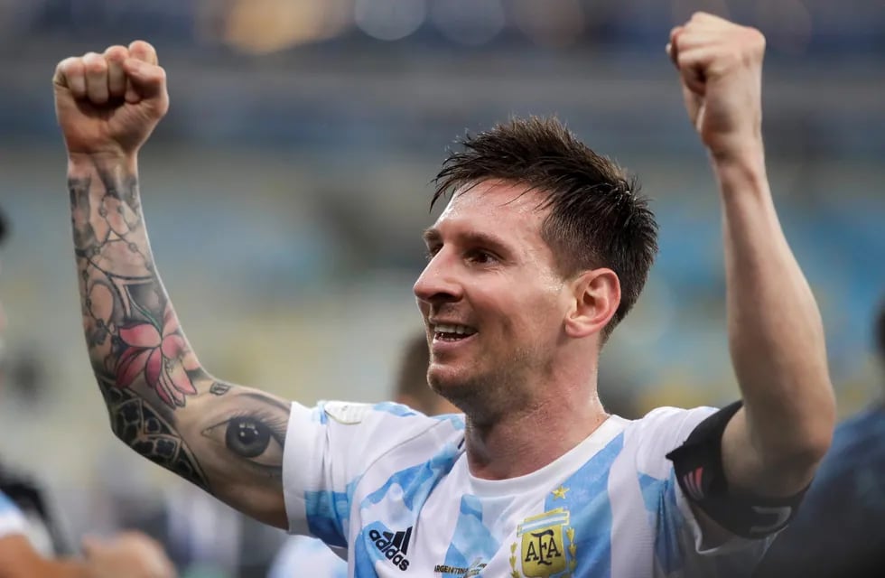 Lionel Messi está feliz y lo demuestra a cada instante. / Gentileza.