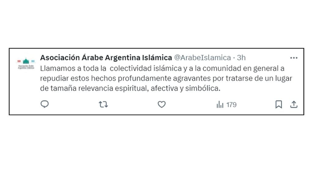 El llamado de la Asociación Árabe Aregentina Islámica (X)