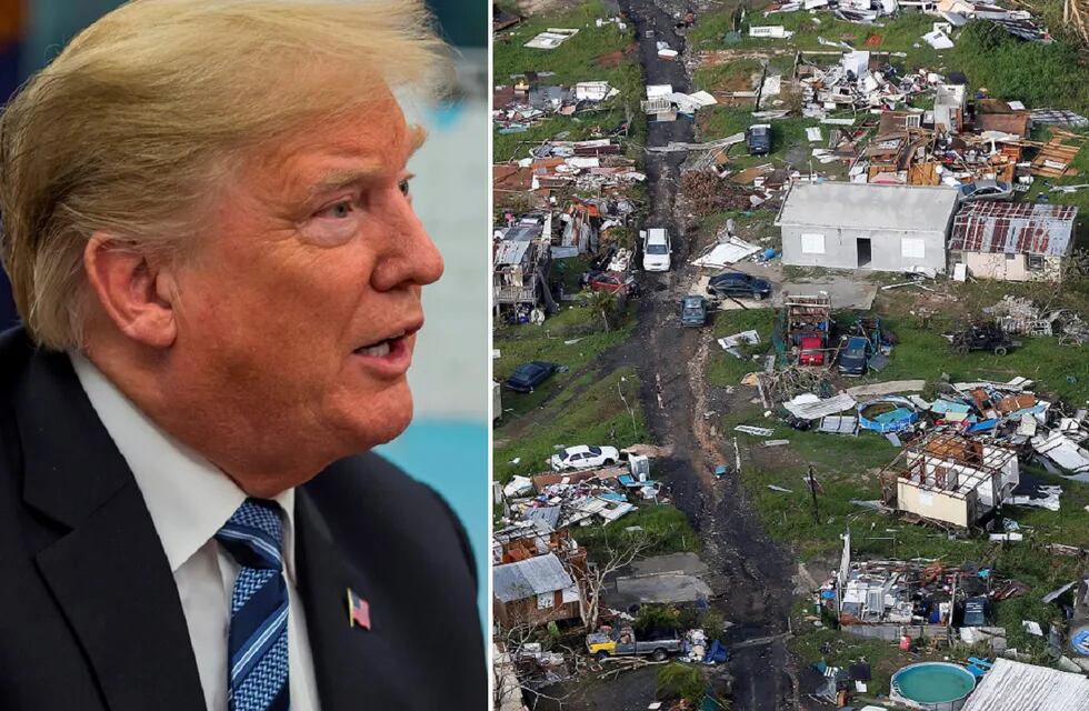 Trump polémico: negó que el huracán María haya dejado 3.000 muertos en Puerto Rico