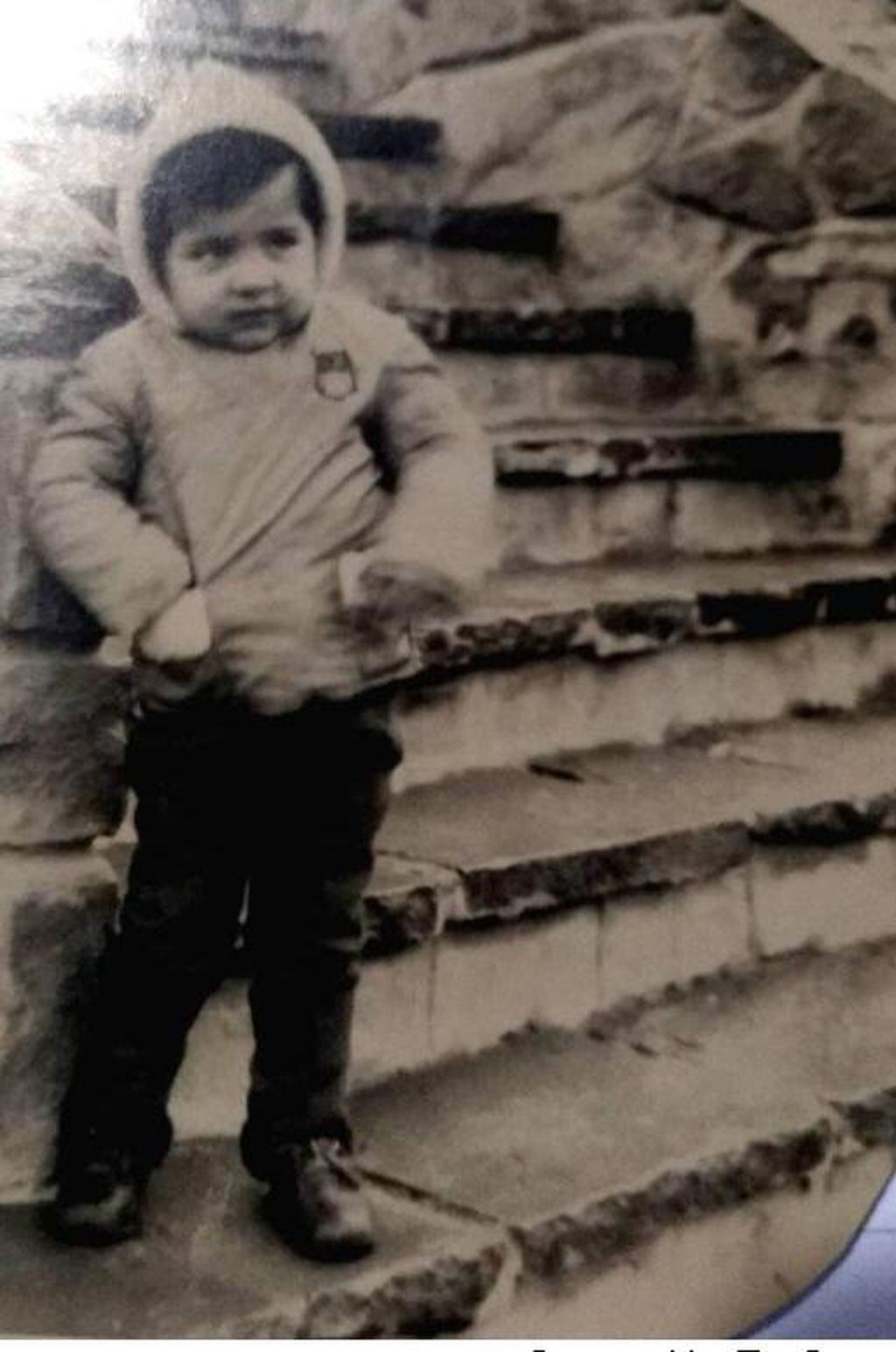 Alejandra Córdoba tenía tres años cuando le tomaron esa foto.