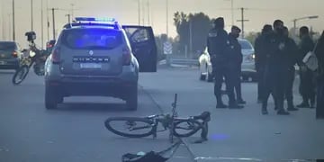 Ciclista atropellado en el Acceso Sur (Luján de Cuyo)
