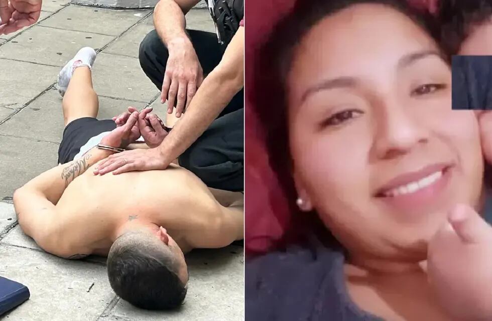 Un hombre mató a una policía en la estación de subte de Retiro. A la derecha, Maribel Salazar, la víctima fatal. (Gentileza)