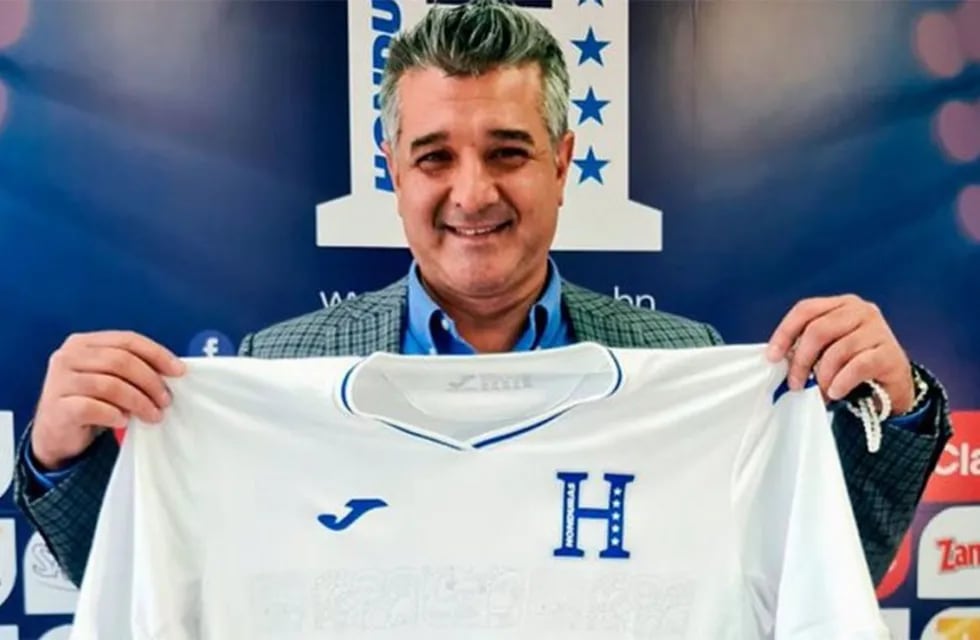 Diego Vázquez, el mendocino que dirige a la Selección de Honduras. / gentileza