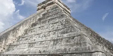 La pirámide de Kukulcán en Chichén Itzá, en la península de Yucatán, México.