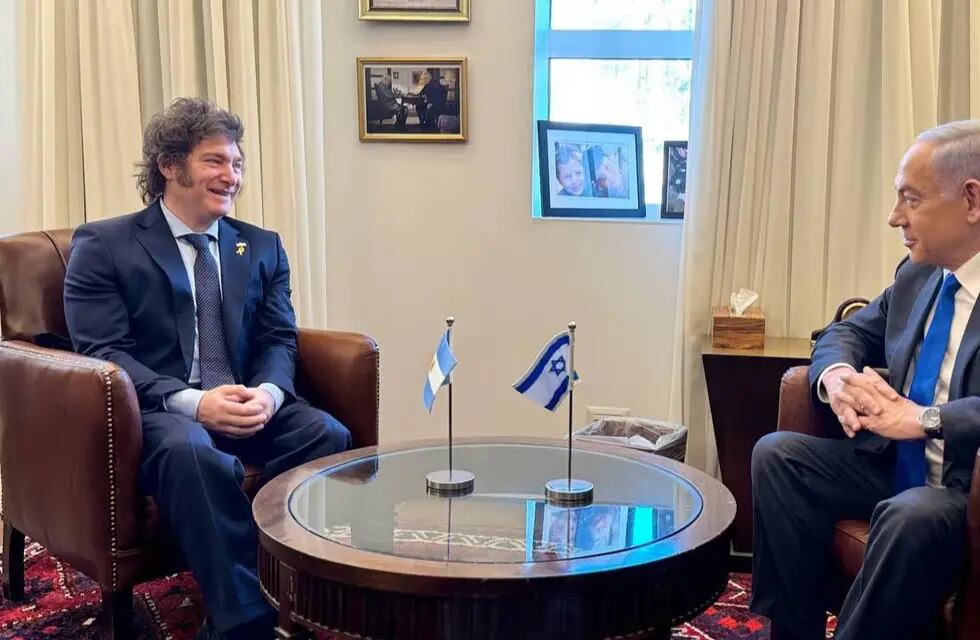 Milei se reunió con Benjamin Netanyahu y le agradeció su “firme apoyo”