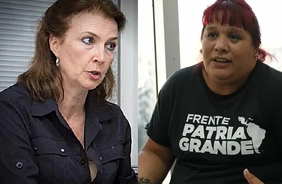 La cansiller Diana Mondino y la diputada del Frente Patria Grande, Natalia Zaracho, protagonizaron un fuerte cruce en las redes sociales - Archivo