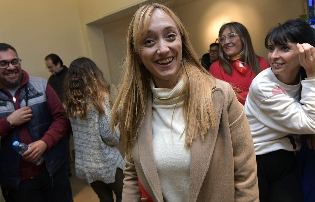 La senadora nacional Anabel Fernández Sagasti sigue liderando el espacio kirchnerista en Mendoza. Foto:  Orlando Pelichotti

