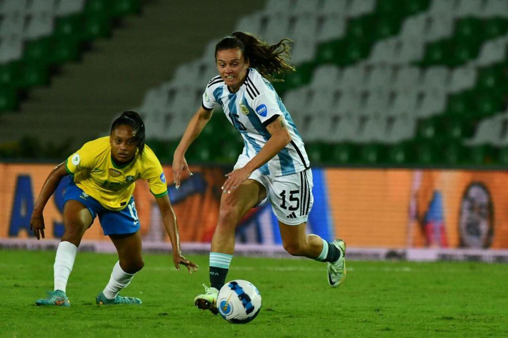 Argentina cayó 4 a 0 ante Brasil en el inicio de la copa América femenina. (Prensa Selección Argentina)