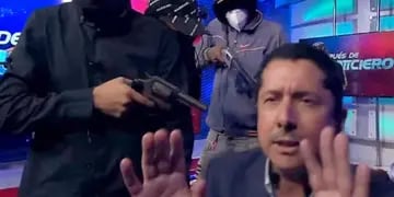 Un grupo armado tomó un canal de televisión en vivo en Ecuador