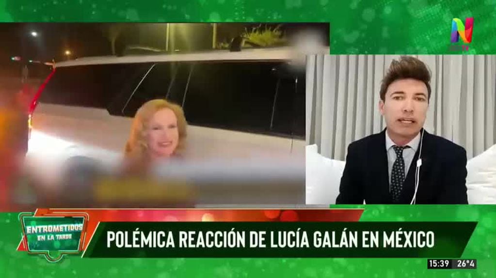 Polémica sobre Lucía Galán con los medios de comunicación.