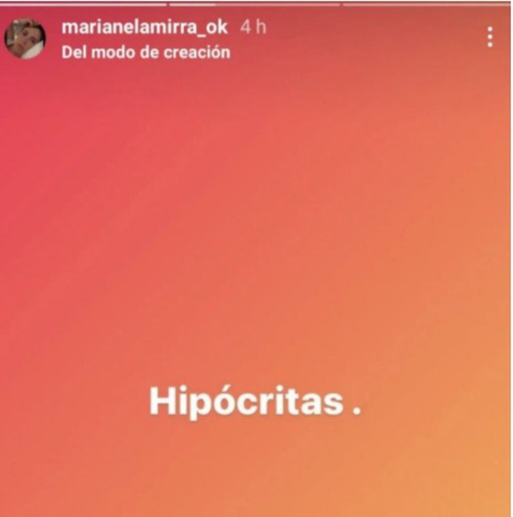 Redes sociales de Marianela Mirra