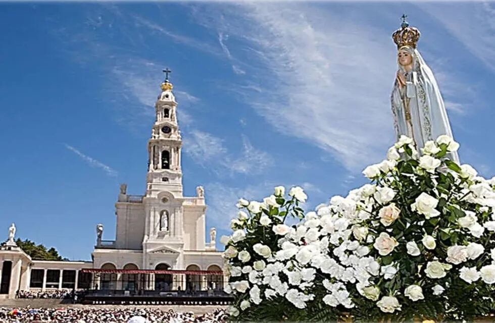 Santuario de Virgen de Fátima en Portugal.