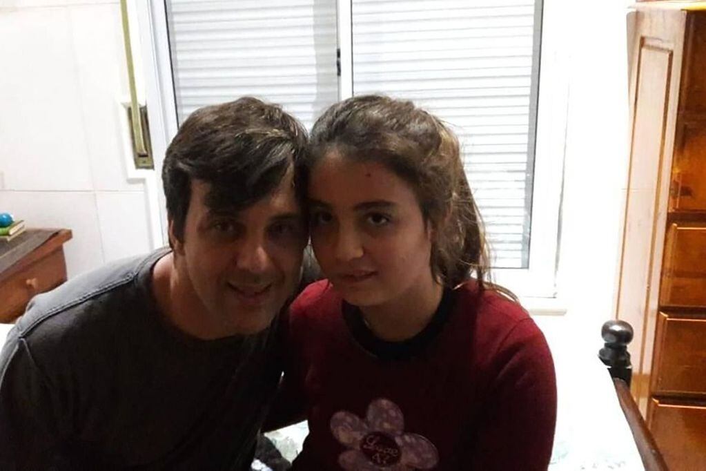 Pablo Damián Grottini y su hija