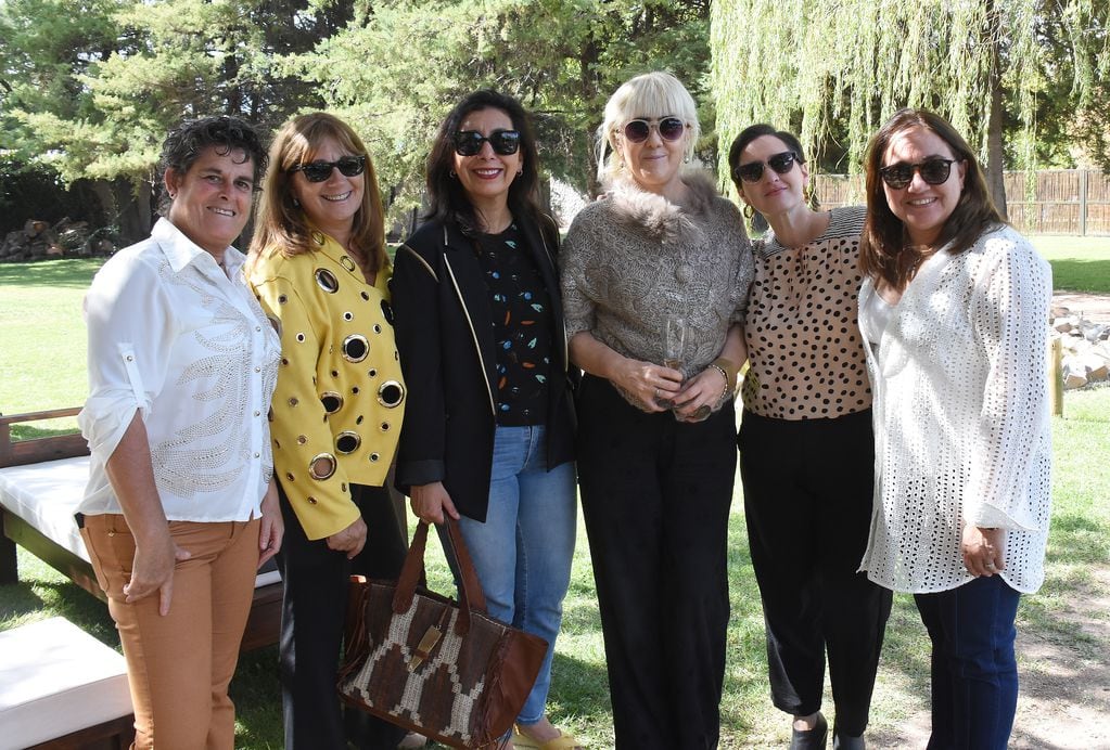 Luz Castro, Nancy López, Carina Egea, Fátima Villagra, Vanina Manini y Alejandra Gil Posleman. Ph Eduardo Dolengiewich
