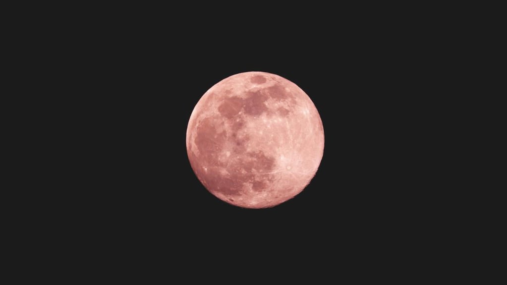 Se la llama “Luna Rosa” debido a que es la primera de la primavera del hemisferio norte. Gentileza: El Huff Post.