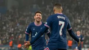 Messi y Mbappé, estrellas del partido