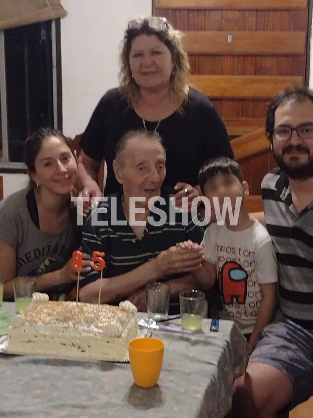Tristán cumplió 85 años y lo celebró junto a sus hijos en el centro de rehabilitación en el que está internado