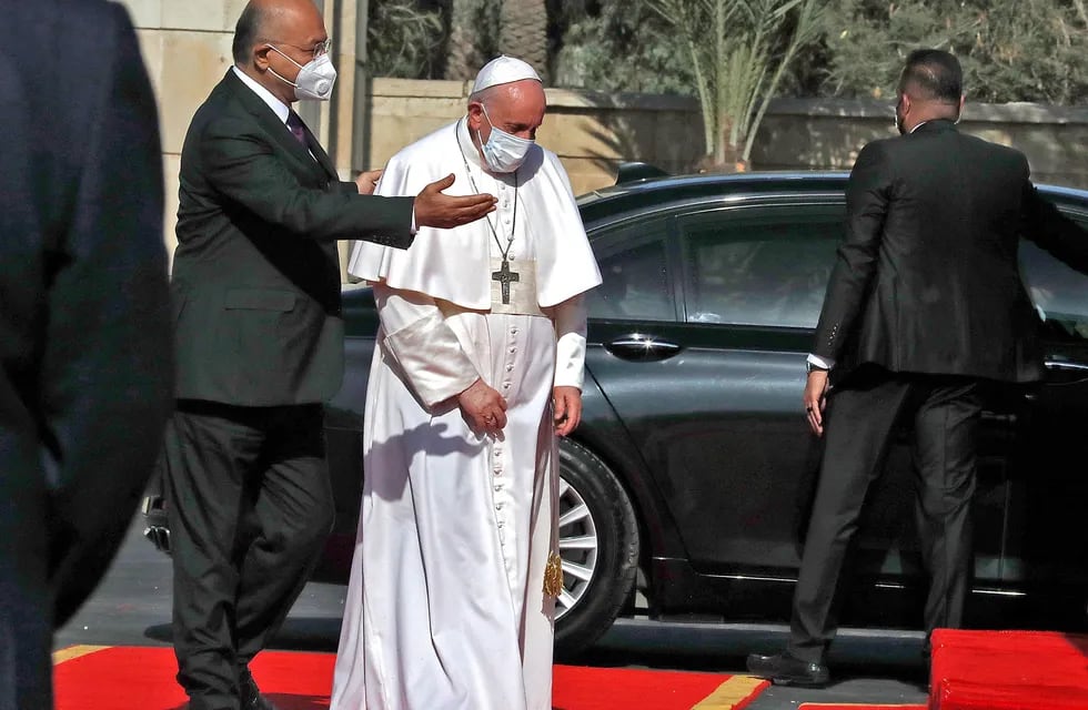 Llegada del papa Francisco a Irak. / Archivo