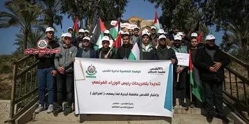 Protesta en Palestina por declaraciones de ministro francés