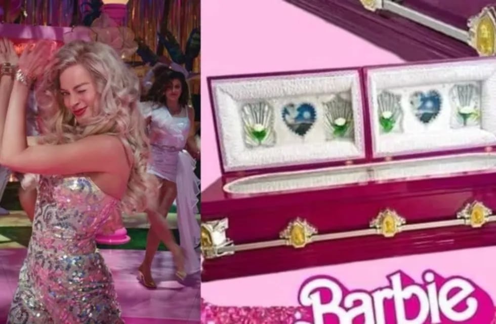 Hasta el momento, el precio del ataúd de Barbie no ha sido revelado por la funeraria encargada de este distintivo diseño. Gentileza: SDP Noticias.
