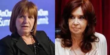 Fuerte cruce entre Patricia Bullrich y Cristina Kirchner