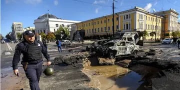 Nuevos bombardeos rusos en Kiev. EFE