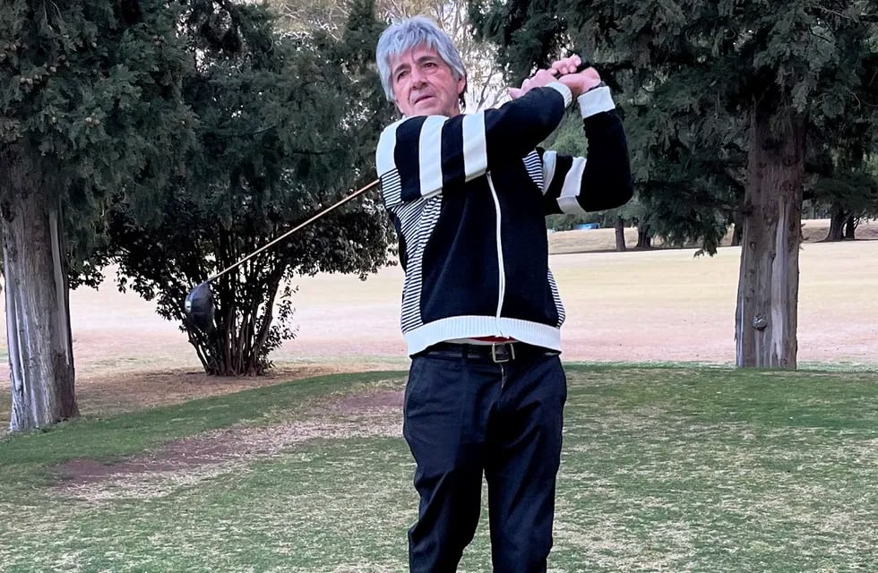 Carlos Riveros, brilló en el Golf Club Andino. / Gentileza.