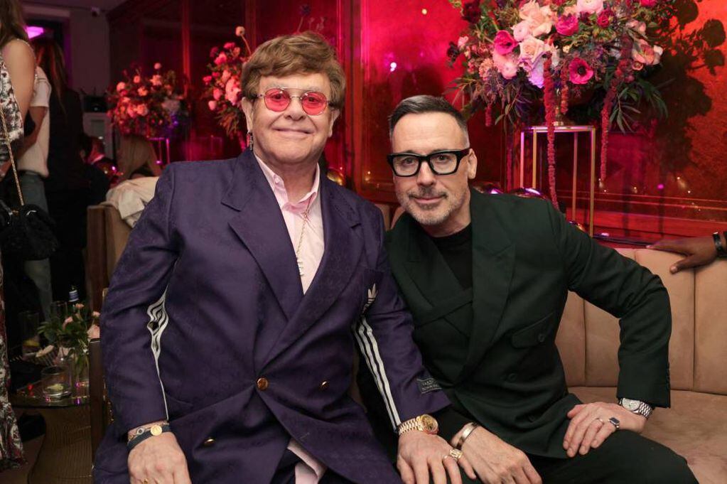 Elton John y David Furnish. Foto: Natasha Campos.