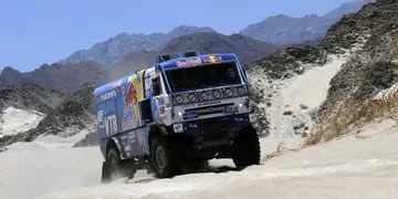Por primera vez, la categoría de camiones vivirá una etapa maratón con un alto en Iquique en un vivac dedicado a los pesos pesados.
