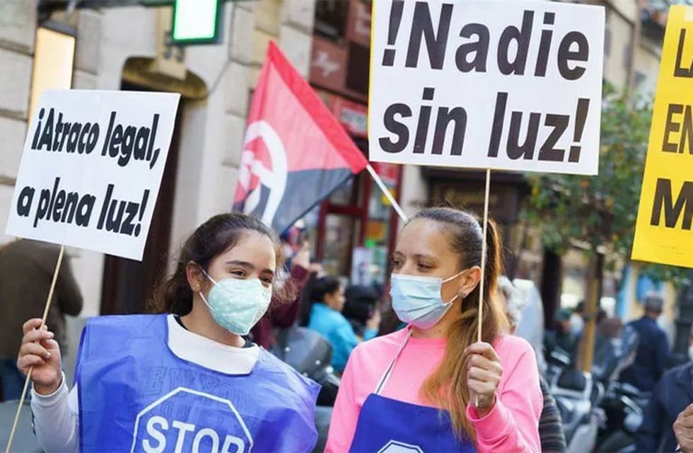 Protestas por energía en España