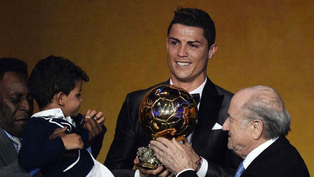 Cristiano Ronaldo es, por segunda vez, Balón de Oro (Foto: AP).