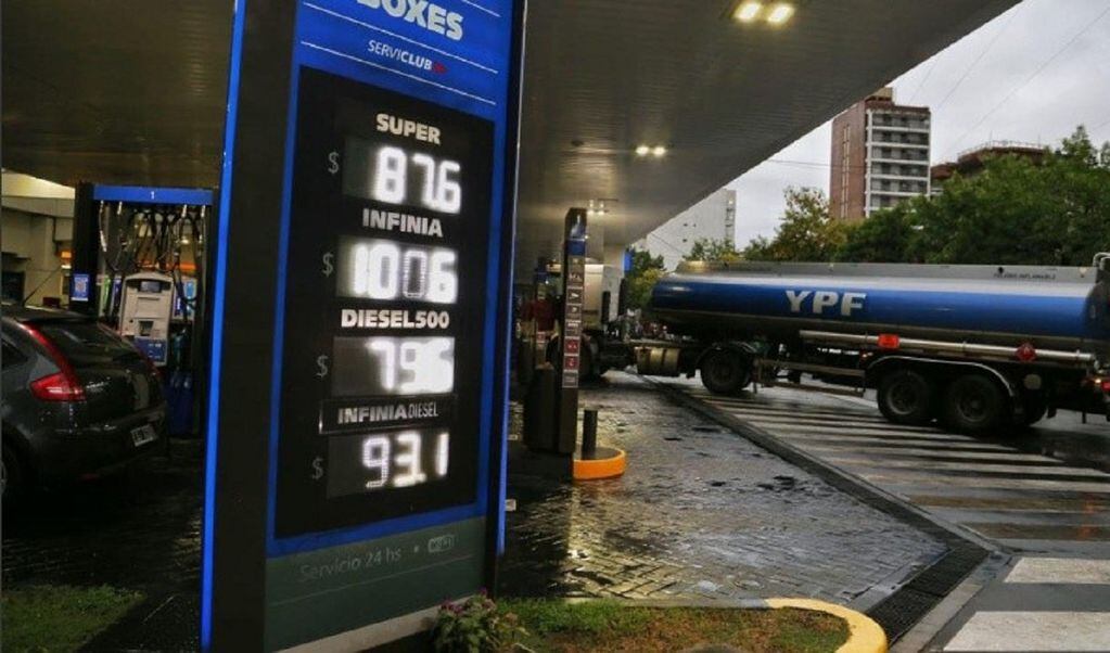 Precios de combustibles de YPF en Rosario - 