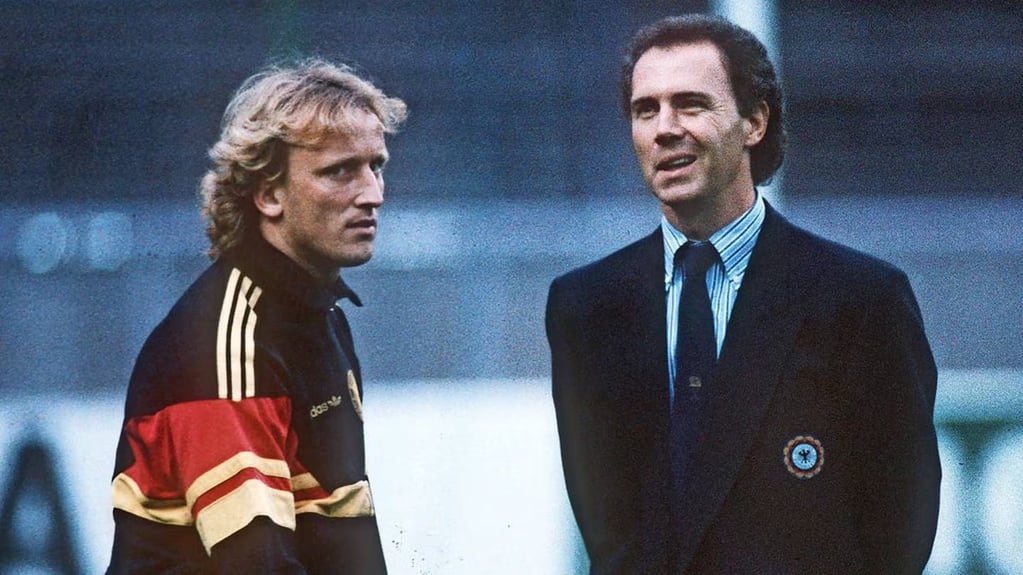 Andreas Brehme y Franz Beckenbauer, dos próceres alemanes fallecidos en lo que va del 2024