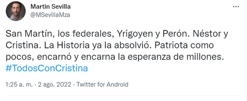 Defensa a Cristina Kirchner