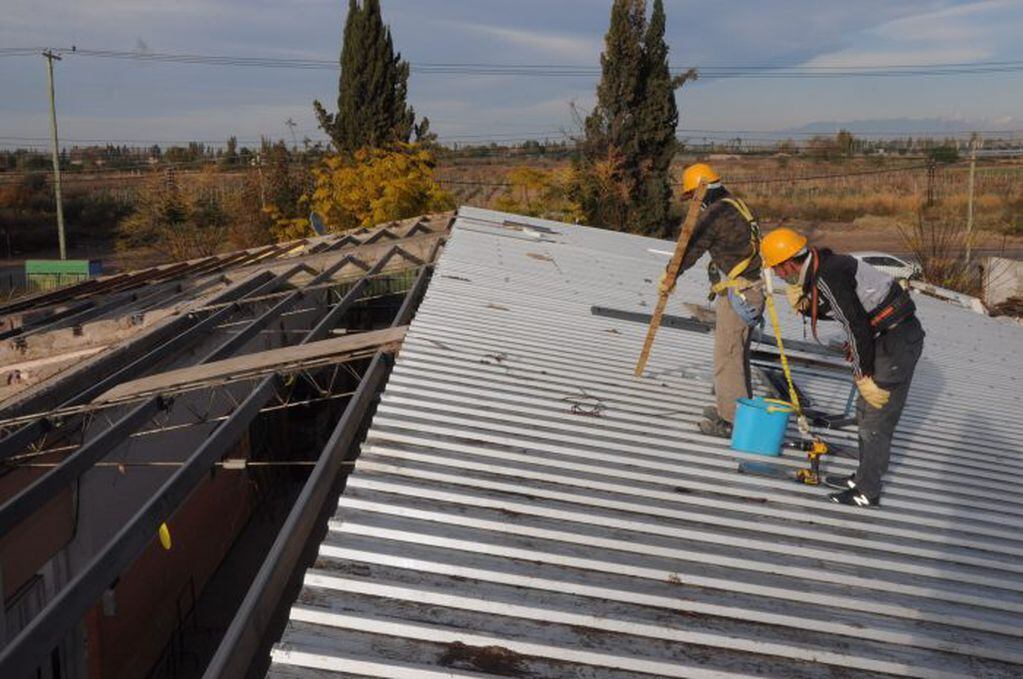 Arreglo de escuelas en Mendoza. Prensa Gobierno de Mendoza