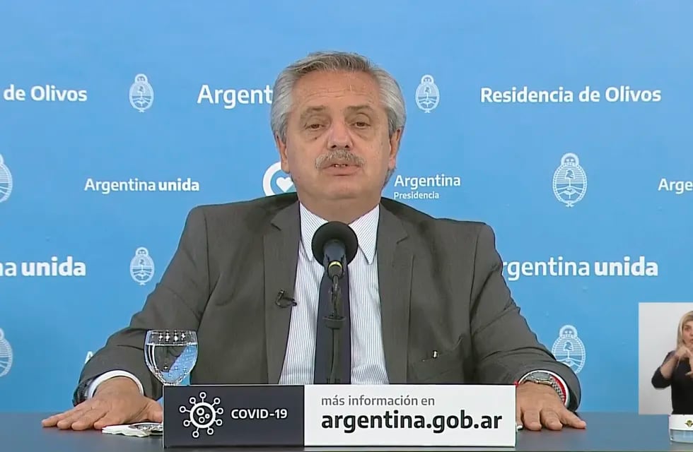 El presidente Alberto Fernández anuncia nueva etapa de cuarentena en el país. Continúa el aislamiento en algunas provincias y el distanciamiento en otras.